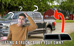 How difficult is it to remove and put on a truck cap by yourself? Tips on Finding used Truck Caps?