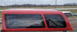 Used Fibrobec 6.5' cab high Fiberglass Red Truck cap - 02-08 Dodge Ram (EZ06B)