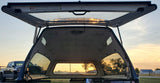 Fibrobec Used RT-Quattro Series 8' Fiberglass Truck Cap Topper for 07-13 Chevy (26C)