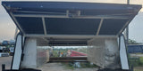 Used 6'7" Aluminum DCU Contractor model with Tool box Topper for 14-18 Chevy