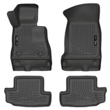 Husky Liners 16-17 Chevy Camaro WeatherBeater Front and Second Row Black Floor Liners