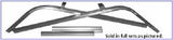 Adjustable Ladder/Boat Racks for Aluminum Truck Caps - Mill Finish (BR-M1X1) - EZ Wheeler