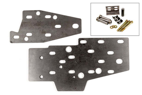 JKS Manufacturing Jeep Cherokee XJ HD Front Unibody Reinforcement Plates - Driver Side