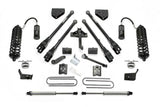 Fabtech 11-16 Ford F250/350 4WD Diesel 6in 4 Link System w/DL 4.0 Coilovers & Rear DL 2.25 Shocks