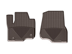 WeatherTech 2017+ Ford F-250/F-350/F-450/F550 (Crew Cab & SuperCab) Front Rubber Mats - Cocoa
