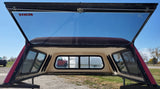 Cab High fiberglass truck cap for sale. Fits short bed mini truck 76 long 62 inches wide EZ04C