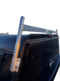 Adjustable Ladder/Boat Racks for Aluminum Truck Caps - Mill Finish (Silver) 1x1 (BR-M1X1)