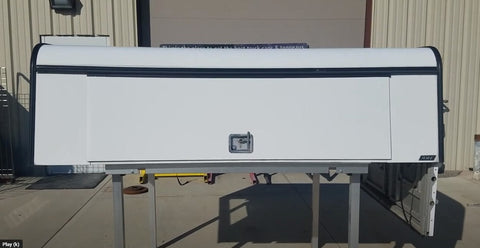S10 Topper Used 7' ARE DCU Aluminum Cab High Truck Cap Topper for 94-04 Chevy S10 ...