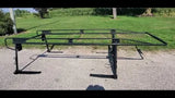 Used Black heavy duty cab over ladder rack for sale. Mounts with clamps to bed L/B (LDRK3))