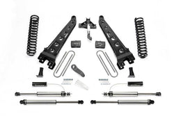 Fabtech 17-20 Ford F250/350 4WD Diesel 6in Radius Arm System w/DL 2.25 Resi Shocks & Rear DL Shocks