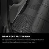 Husky Liners 2023 Chevy Colorado / GMC Canyon X-Act Contour Black 2nd Row Floor Liners