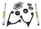 Superlift 07-16 Chevy Silv 1500 2WD 3.5in Lift Kit w/ Cast Steel Control Arms & Rear Shocks