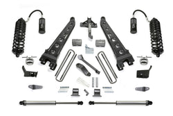 Fabtech 11-16 Ford F250 4WD 6in Radius Arm System w/DL 4.0 Resi Coilovers & Rear DL Shocks
