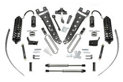 Fabtech 11-16 Ford F250 4WD w/Overload 8in Radius Arm System w/DL 4.0 Resi Coilover & Rear DL Shocks