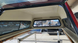 Used Ranch 8' High Rise Fiberglass Truck Cap - 17-22 Ford F250/F350/F450 (EZTRAILER1)