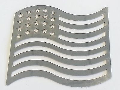 Stainless Steel Decal - American Flag - EZ Wheeler