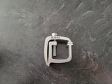 King of Hearts Top Bolt Clamps- Silver Mill [1 Pc.] (KH1U-1)