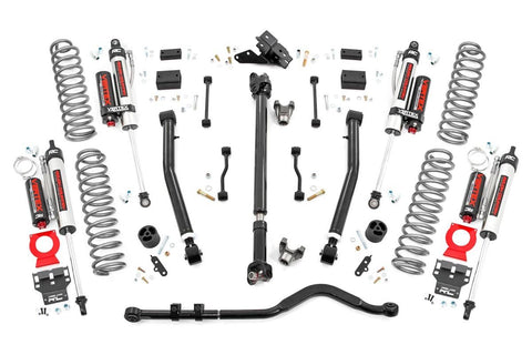 Rough Country - 3.5in Jeep Suspension Lift Kit | Stage 2 Coils & Adj. Control Arms (18-19 Wrangler JL)(65550)