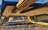 Used Hawk 6.5' Raised Roof Blue Fiberglass Truck Cap -97-03 Ford F-150 6.5' (D03)