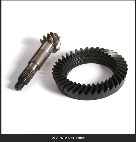 Ring and Pinion Gear Set, For Dana 30, 4.10 Ratio (30D/410T)