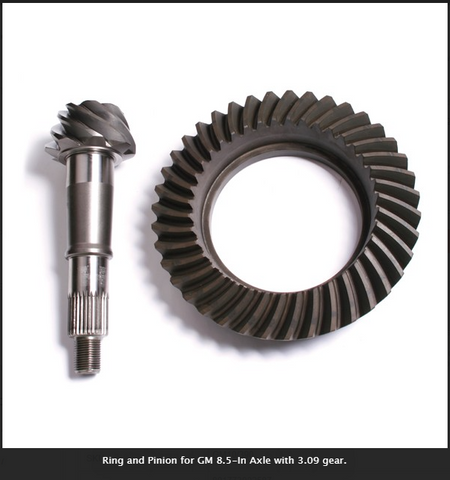 Ring and Pinion for GM 8.5 Inch Axle with 3.09 gear. (GM10/390)