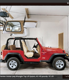 Harken Hoister Jeep Wrangler Top Lift System, 45-145 pounds, 10' Lift (7803.JEEP)