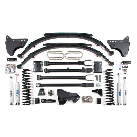 4" 4-Link Lift Kit w/ Coilovers (548H) FITS 08-10 Ford F250/F350 Super Duty w/o Overload Springs DIESEL 4WD