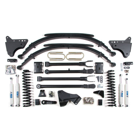 4" 4-Link Lift Kit w/ DSC Coilovers and Rear Leaf Springs (548HDSC) FITS 08-10 Ford F250/F350 Super Duty DIESEL 4WD