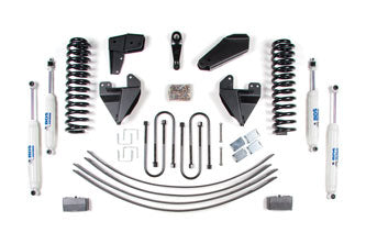 4" Lift Kit w/ Dual Rear Add-a-Leaf Kit (501H) FITS 80-96 Ford F100/F150 4WD (Single Front Shocks)