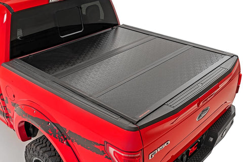 Rough Country Hard Low Profile Bed Cover - 6'10 In Bed - Ford Super Duty (17-22)