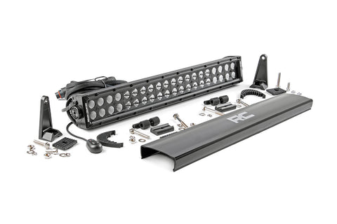 Rough Country Black Series LED Light - 20 Inch - Dual Row