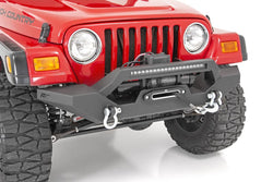 Rough Country - Jeep Full Width Front LED Winch Bumper (87-06 Wrangler YJ/TJ)(10595)